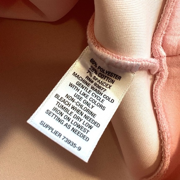 Project Runway Cameo Pink Oversized Thick Mock Neck Sweatshirt, Size XS NWT - Picture 3 of 9